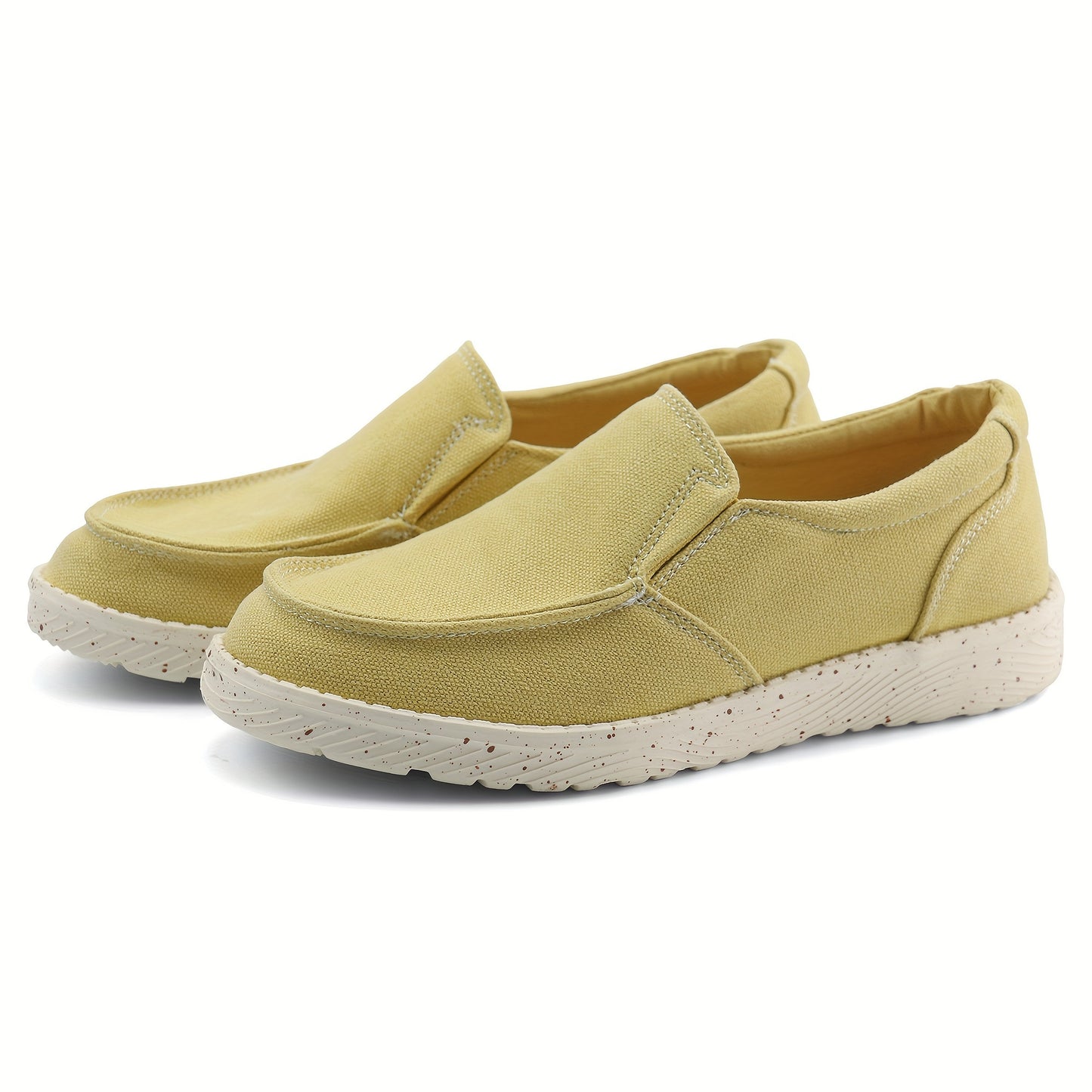 Women's Simple Canvas Shoes, Casual Slip On Outdoor Shoes, Women's Comfortable Low Top Shoes